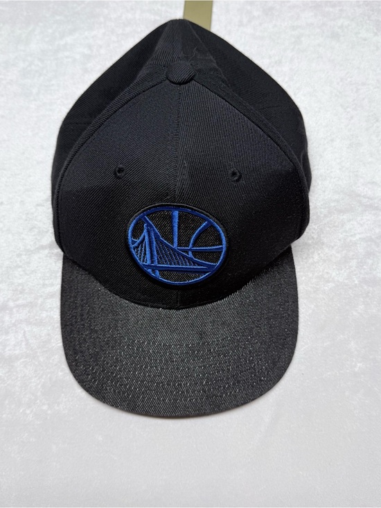 Mitchell & Ness Other - Golden State warriors Mitchell and Ness Black NBA Cap Blue Embroidered Bridge